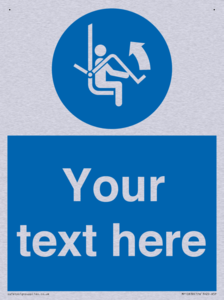 Custom Mandatory: Open safety bar of chairlift